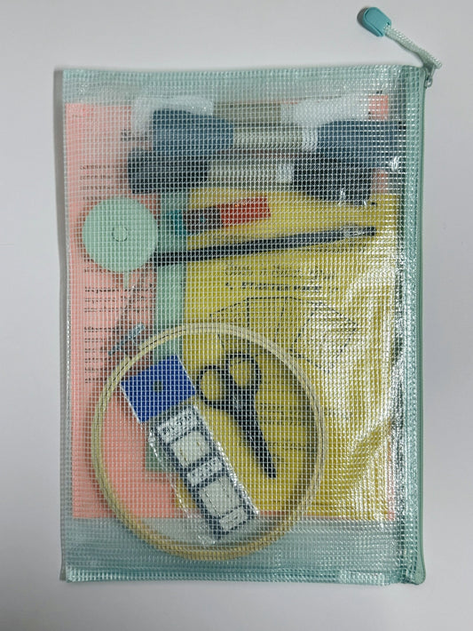 Basics of Visible mending Kit w/Embroidery Booklet + Tools