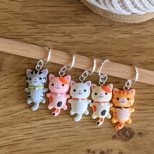 Load image into Gallery viewer, Little Cats Stitch Markers