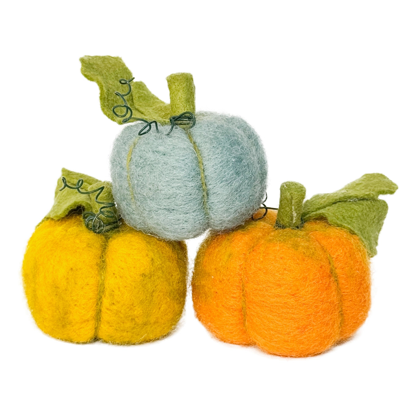 Wooly Pumpkins Needle Felting Kit