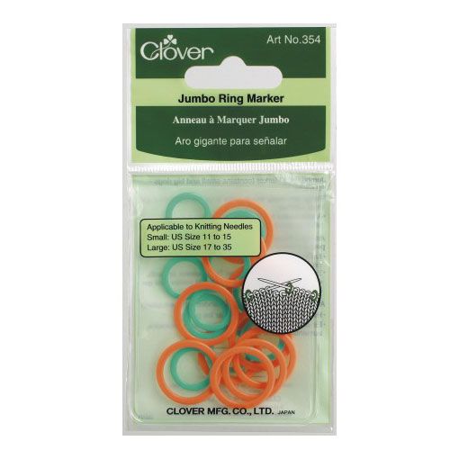 Clover Stitch Markers Jumbo