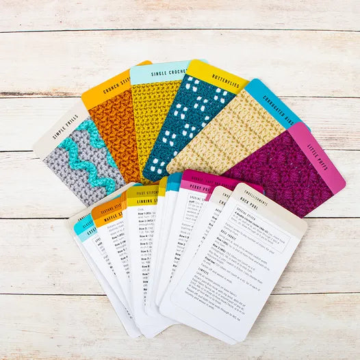 Crochet Stitches: Learn to Crochet Textures in 52 Cards by Esme Crick