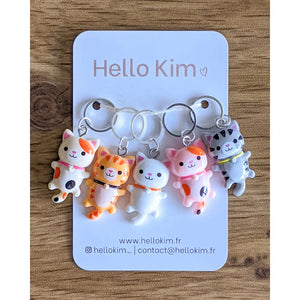 Little Cats Stitch Markers