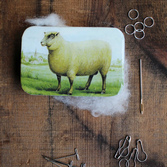 Never Not Knitting Sheep Knit Kit Tin