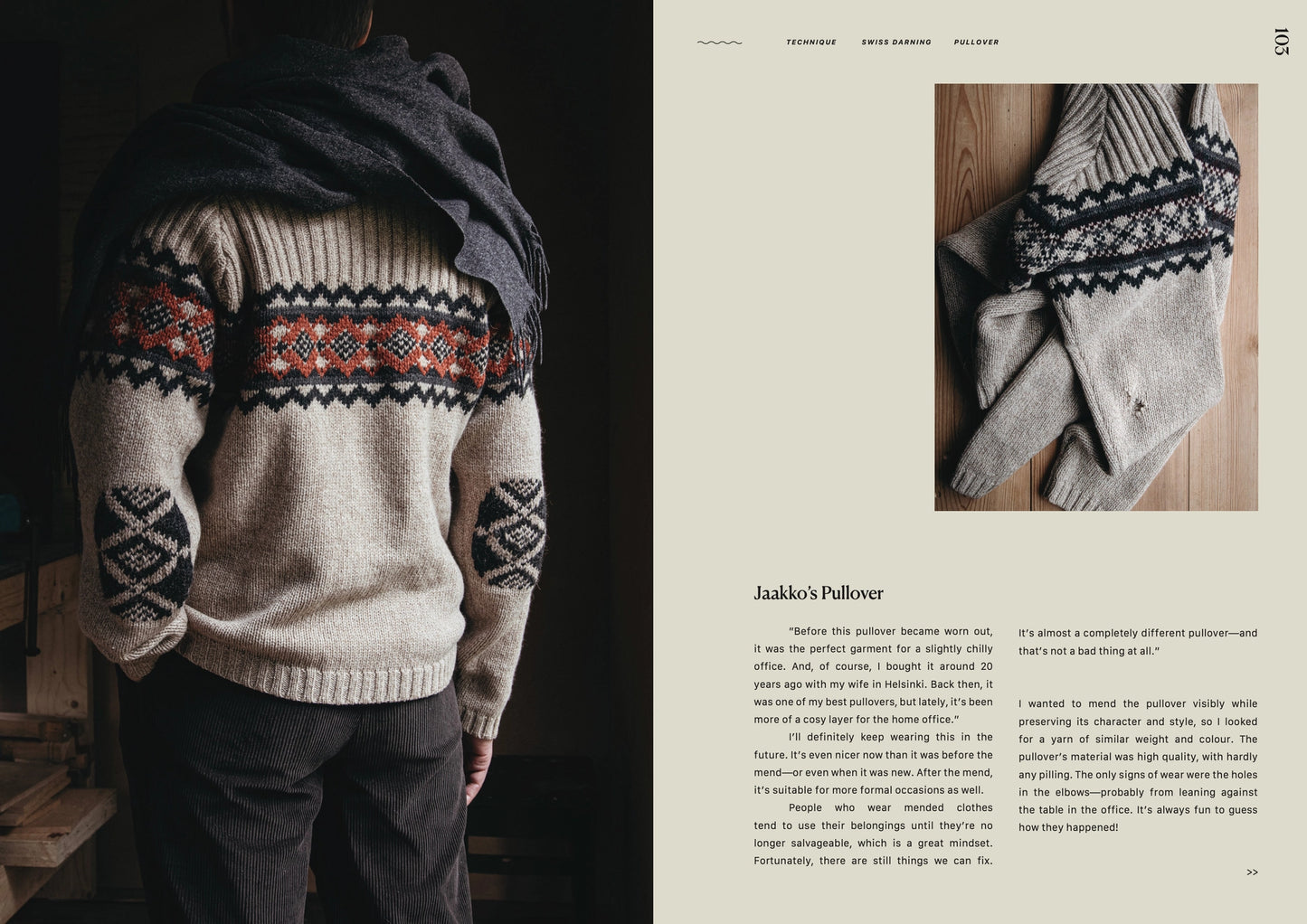 The Art of Knitwear Repair by Minttu Wikberg