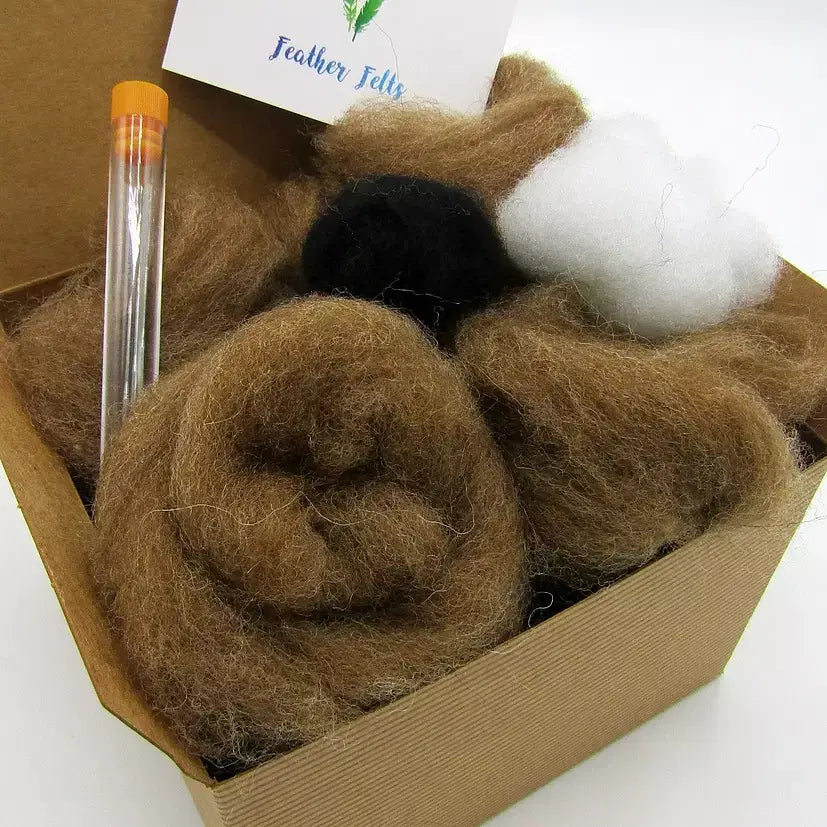 Floppy Dog Needle Felting Kit