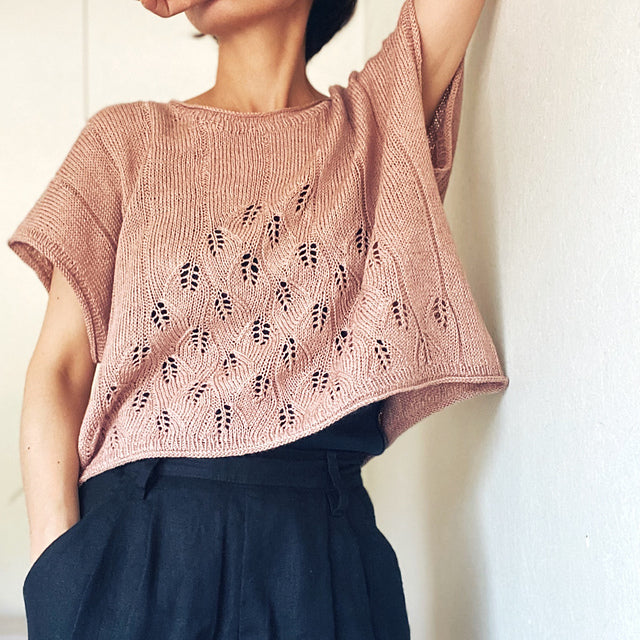 Learn to Knit Lace: Hatsuki Tee