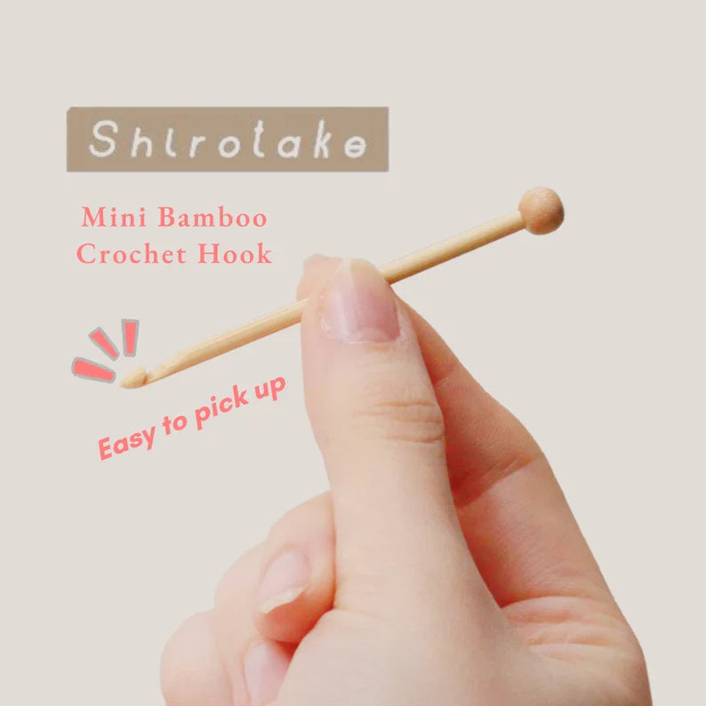 Mini Bamboo Crochet Hook
