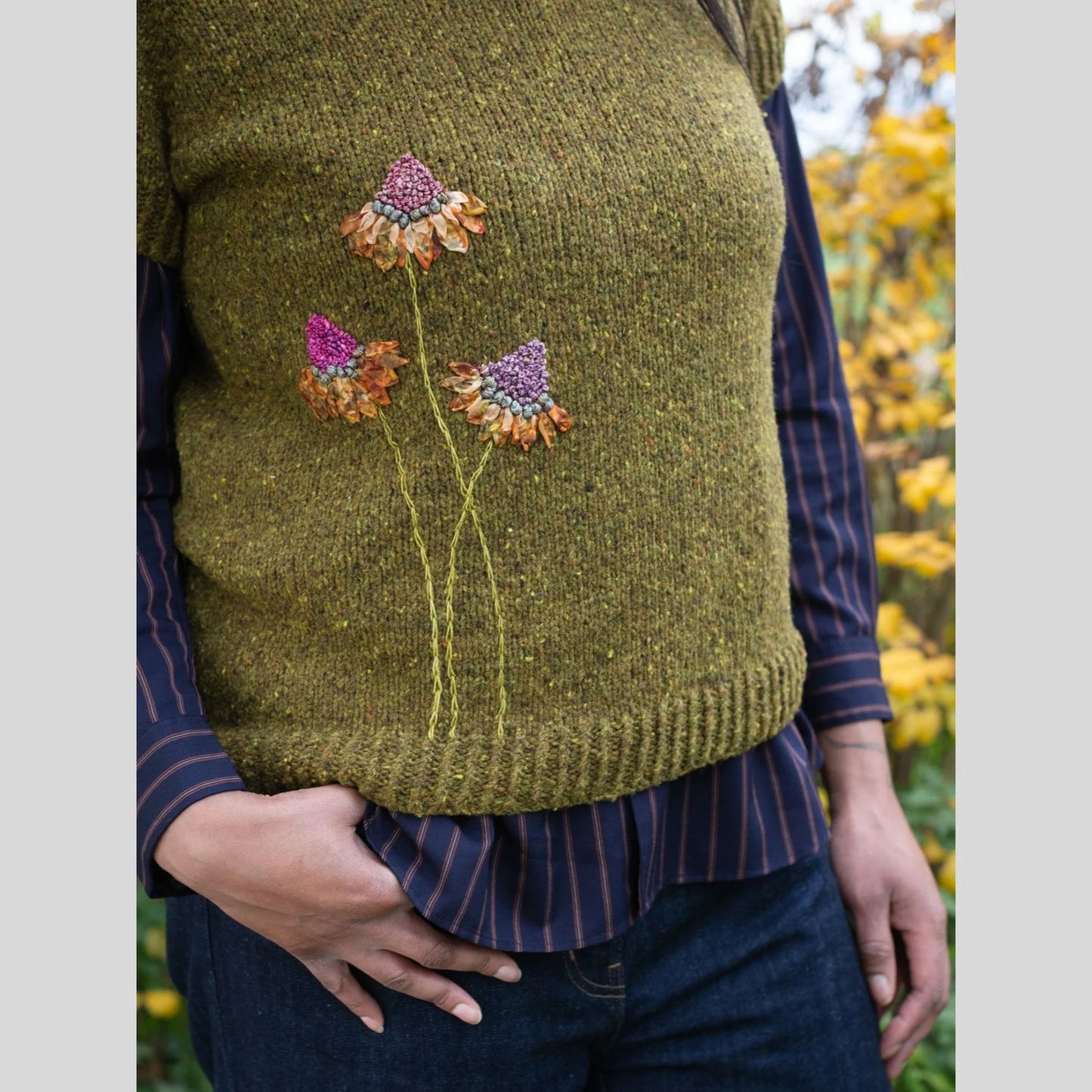 Embroidery On Knits by Judit Gummlich