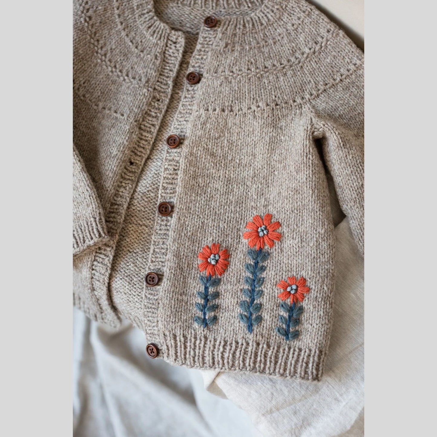 Embroidery On Knits by Judit Gummlich