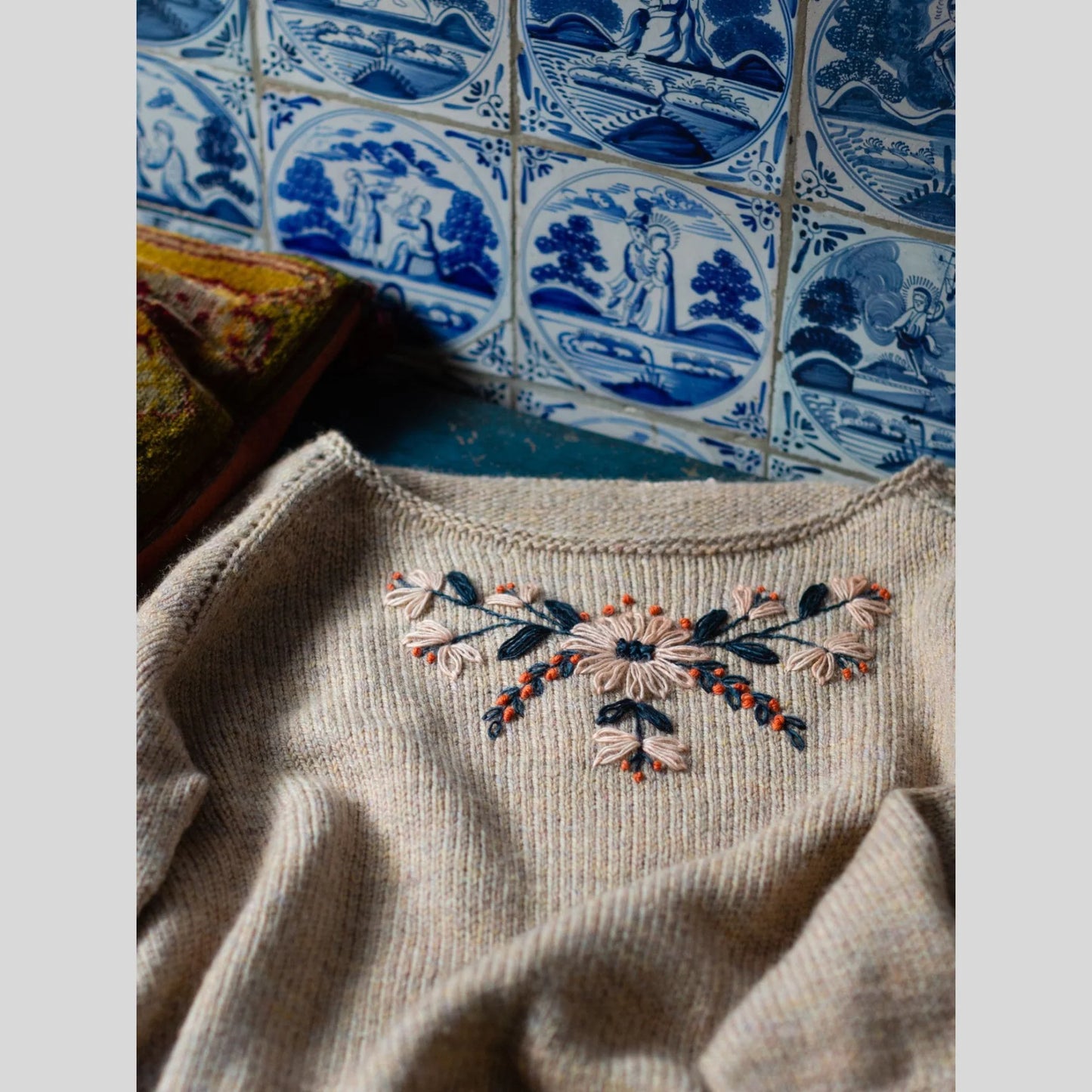 Embroidery On Knits by Judit Gummlich