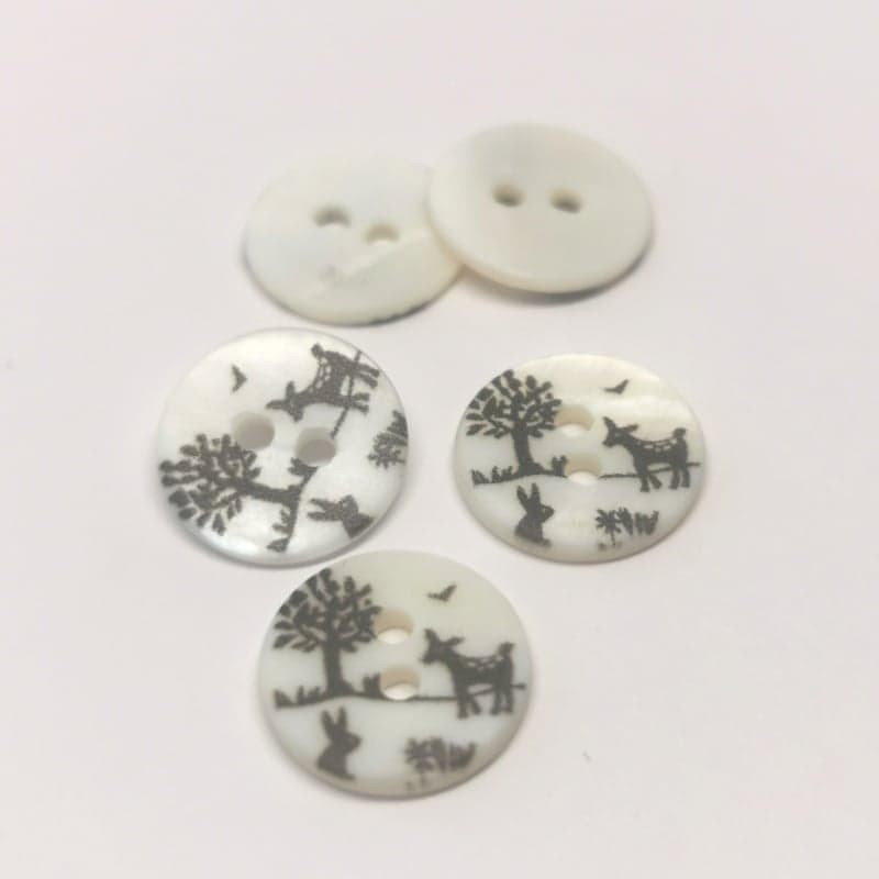 12mm Mother Of Pearl Button Gracianne (each)