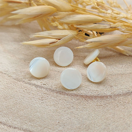 9mm Mother of Pearl Honora Button (each)