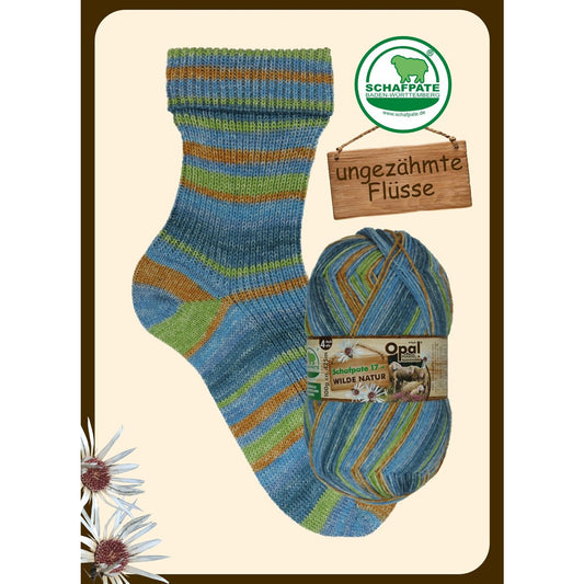 Opal Sock Schafpate Wild Nature