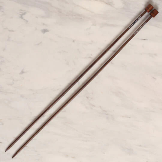 Pony Rosewood Single Point Needles 9"