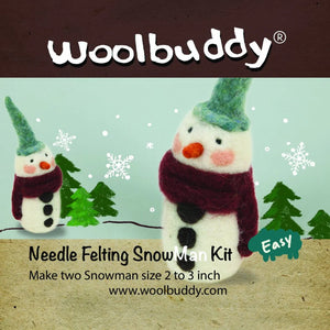 Needle Felting Kit Snowman