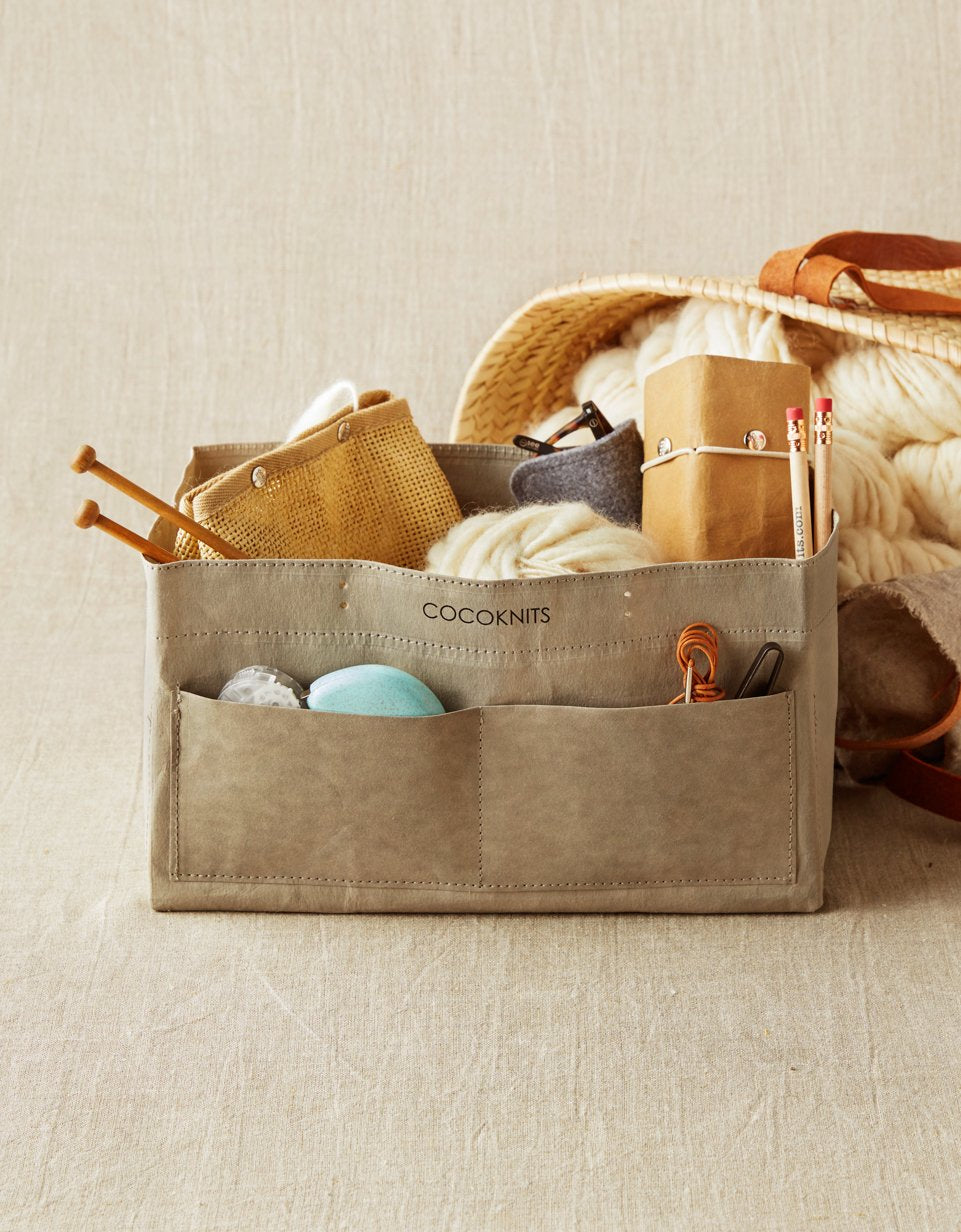 Cocoknits Kraft Caddy with Handle