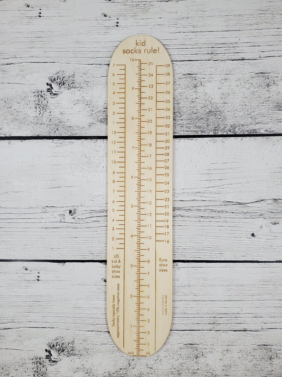 Sock Ruler Knotty Knit