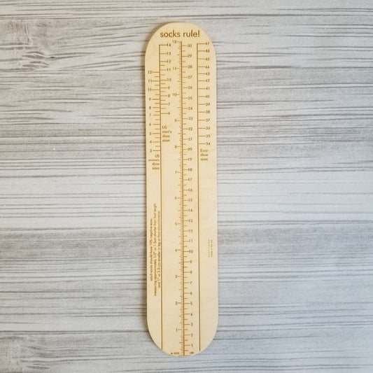 Sock Ruler